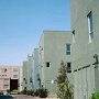 Medium format color film photograph of scene in Emeryville, California by A.E. Graves